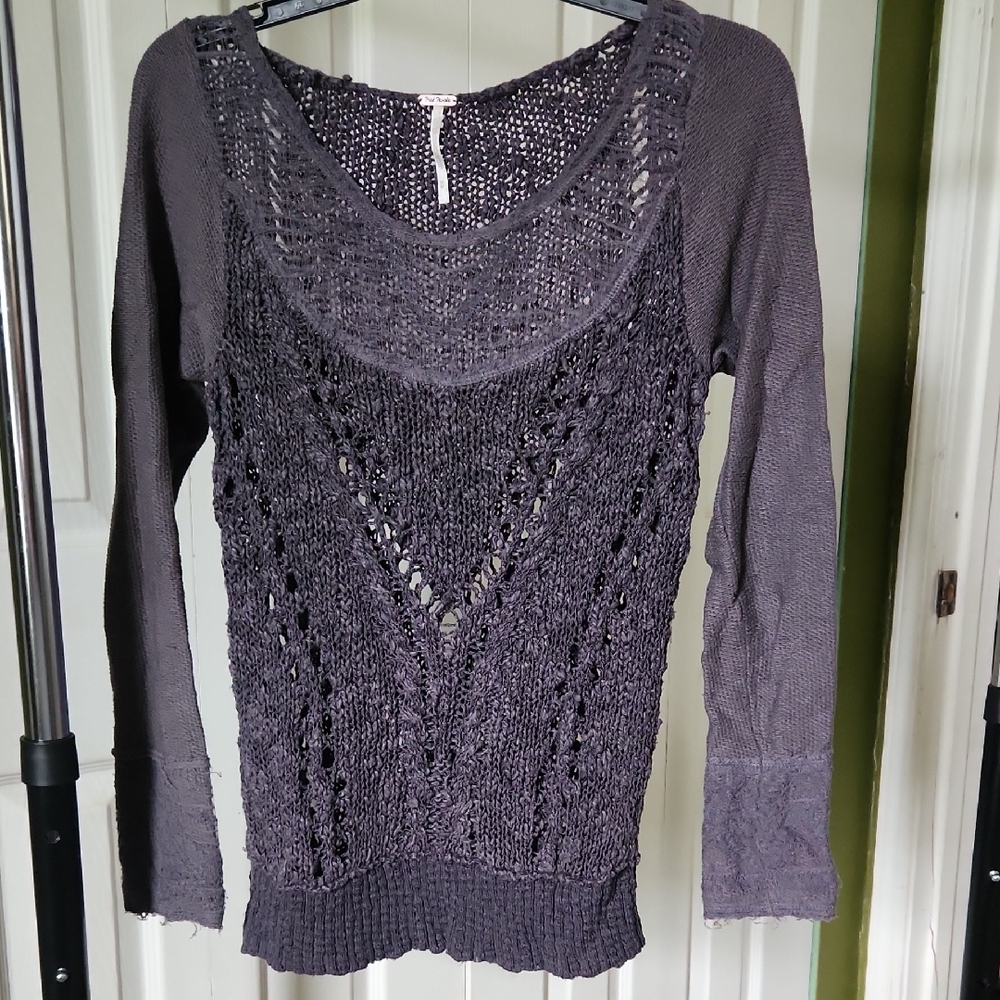 Gray Knit Sweater